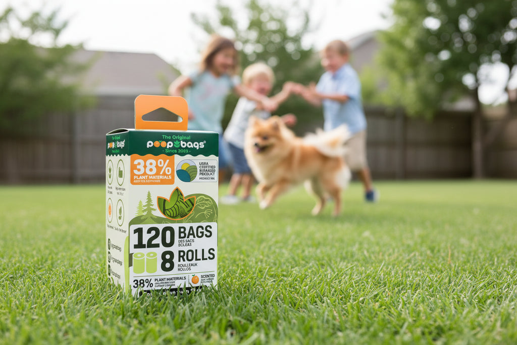 The Original Poop Bags Orange Scented USDA Biobased Rolls