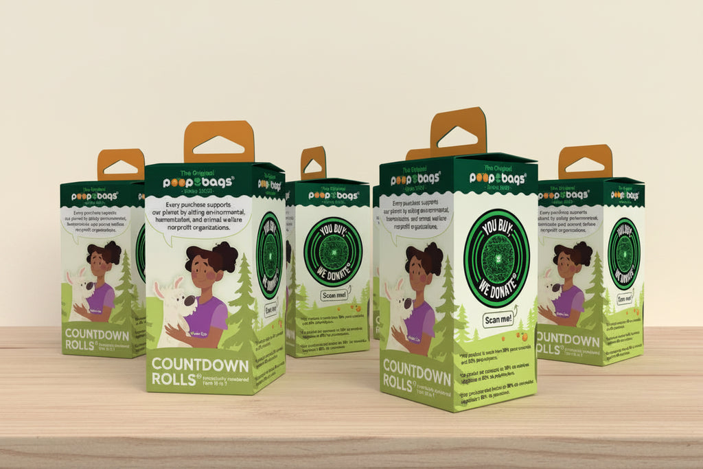 The Original Poop Bags Orange Scented USDA Biobased Rolls