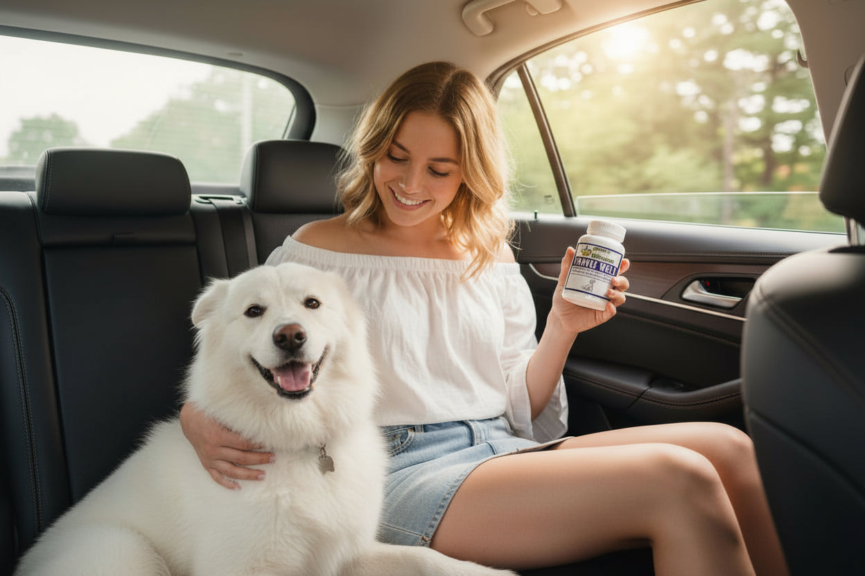 Stress, Relaxation & Calming Support for Dogs on the go