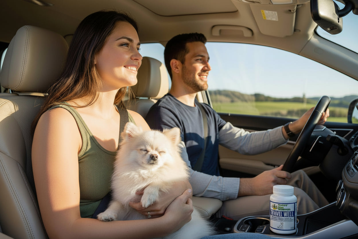 Stress, Relaxation & Calming Support for Dogs on the go