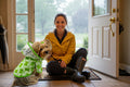 Clear View Froggy Raincoat with Fleece Lining and Detachable Hood