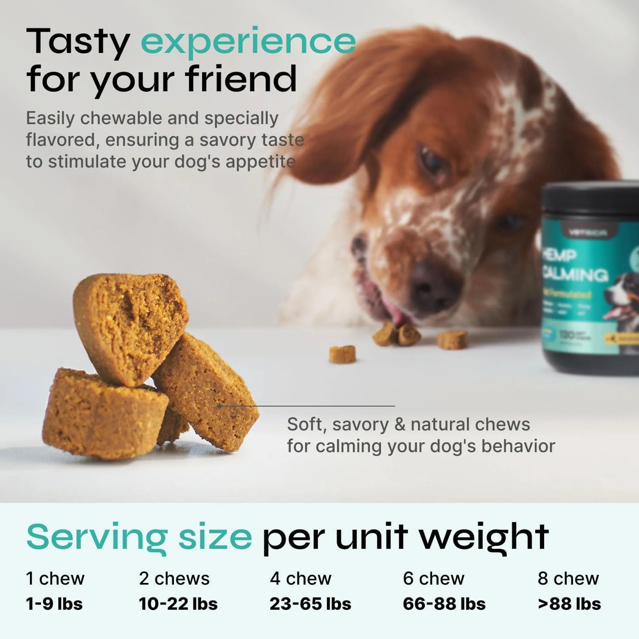 Calming Chews for Dogs-Beef Flavor