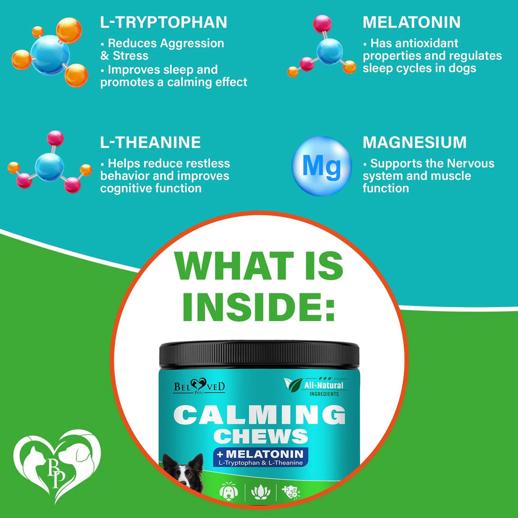 Hemp Calming Chews for Dogs & Puppies
